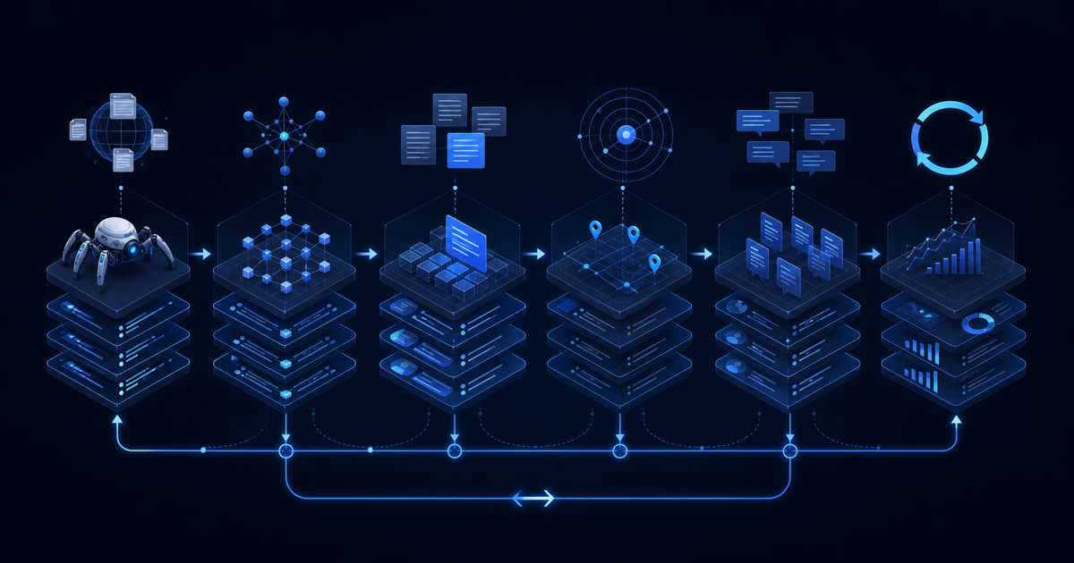 GEO infrastructure audit framework with crawler access, entity facts, answer blocks, citation sources, prompt coverage, and measurement loop